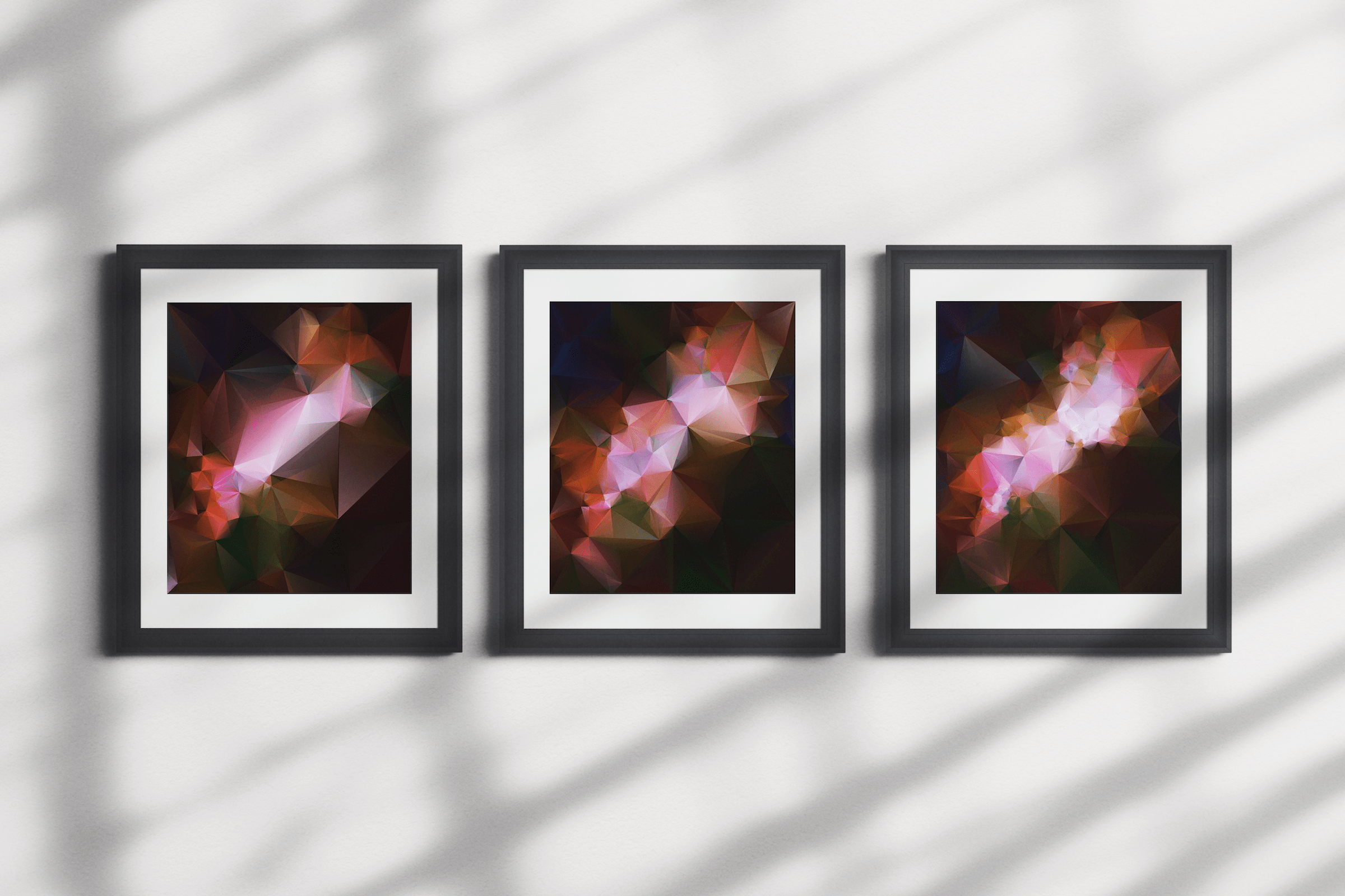 The full triptych of the Butterfly Nebula