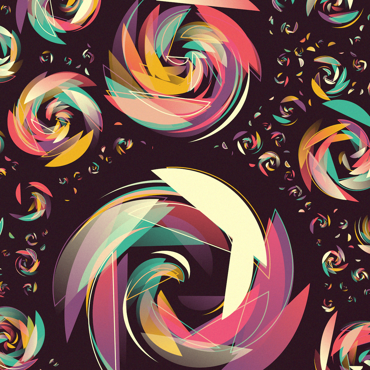 Twistings / Curated ~ Spirals - Zoomed in