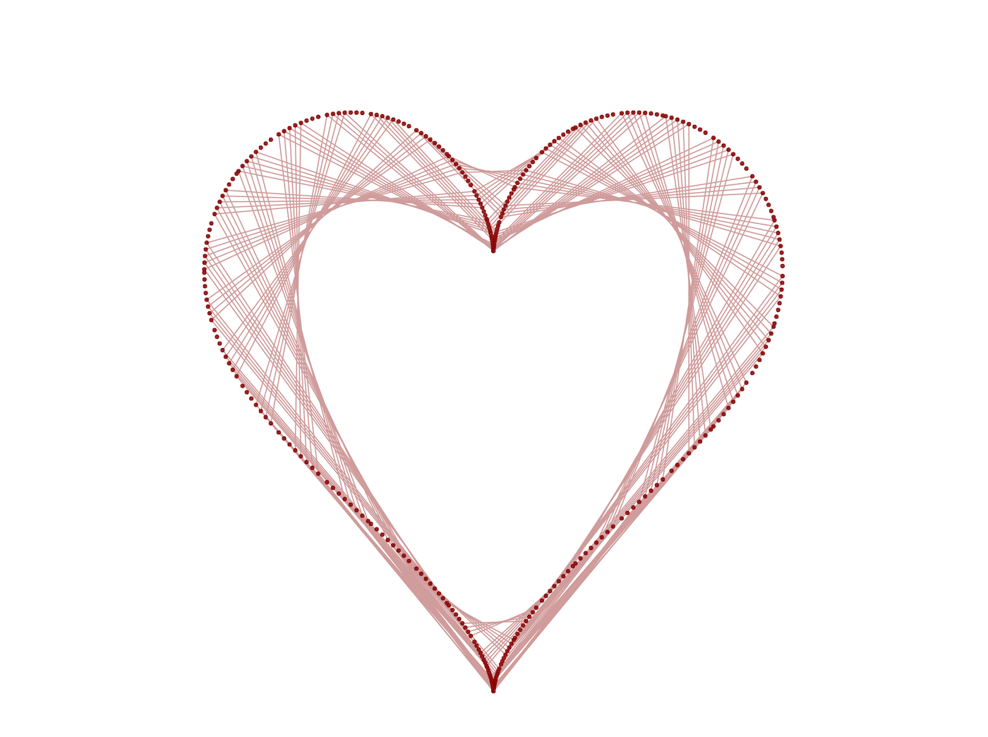 Animating a heart shaped curve with d3.js