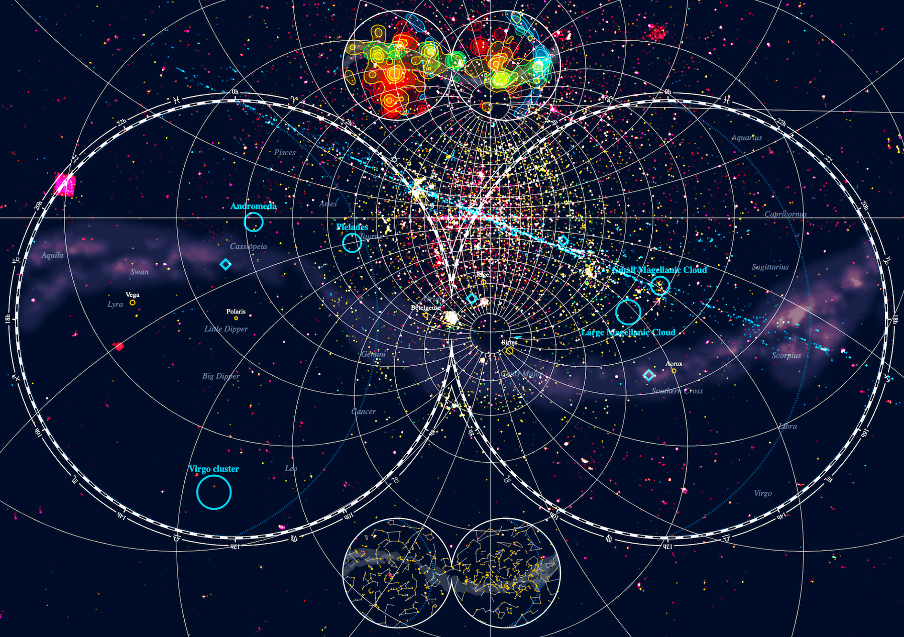 Illustration for Hubblecast 77: Hubble and the Bermuda Triangle of space.