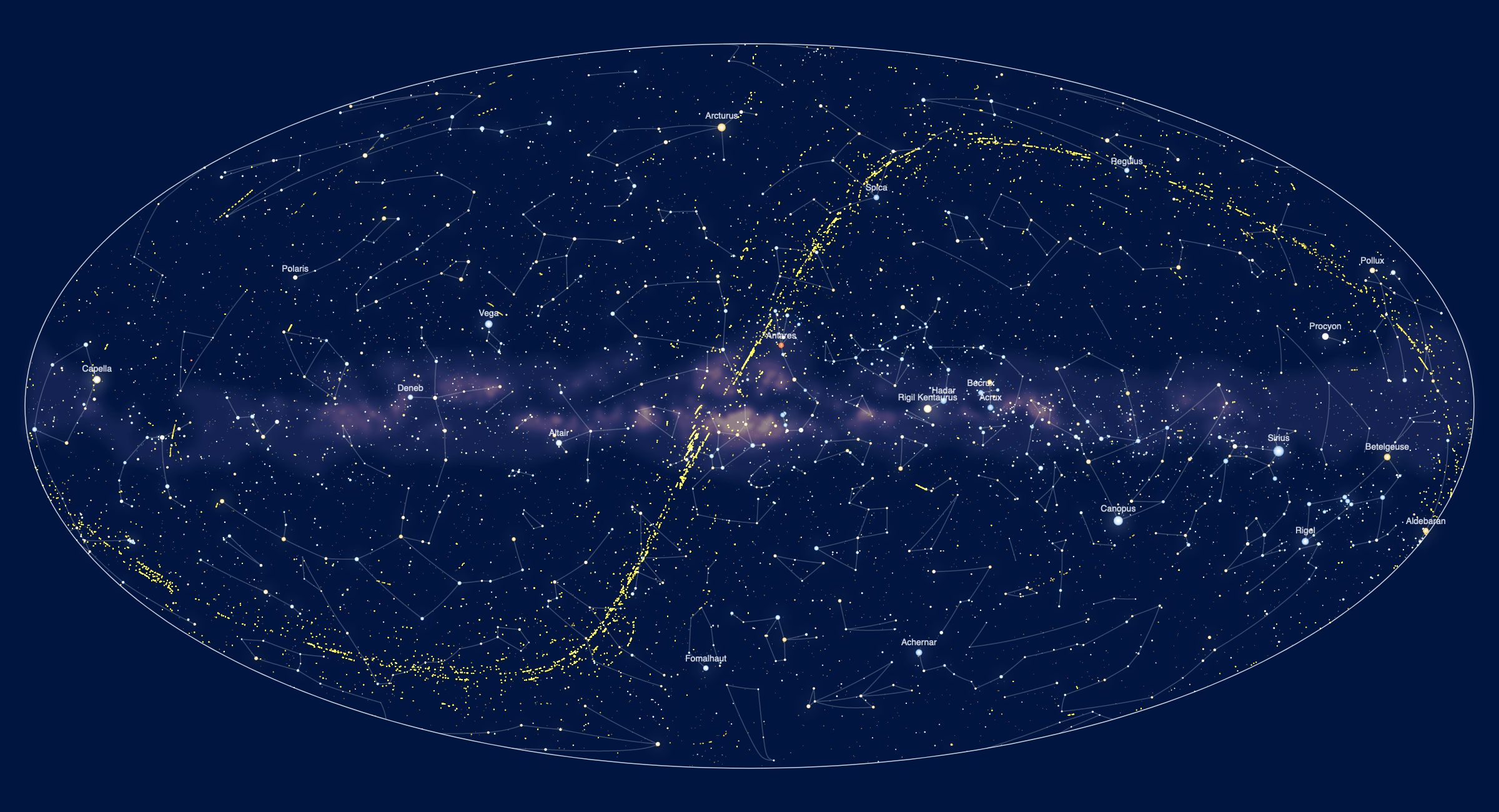 Illustration for Hubblecast 77: Hubble and the Bermuda Triangle of space.