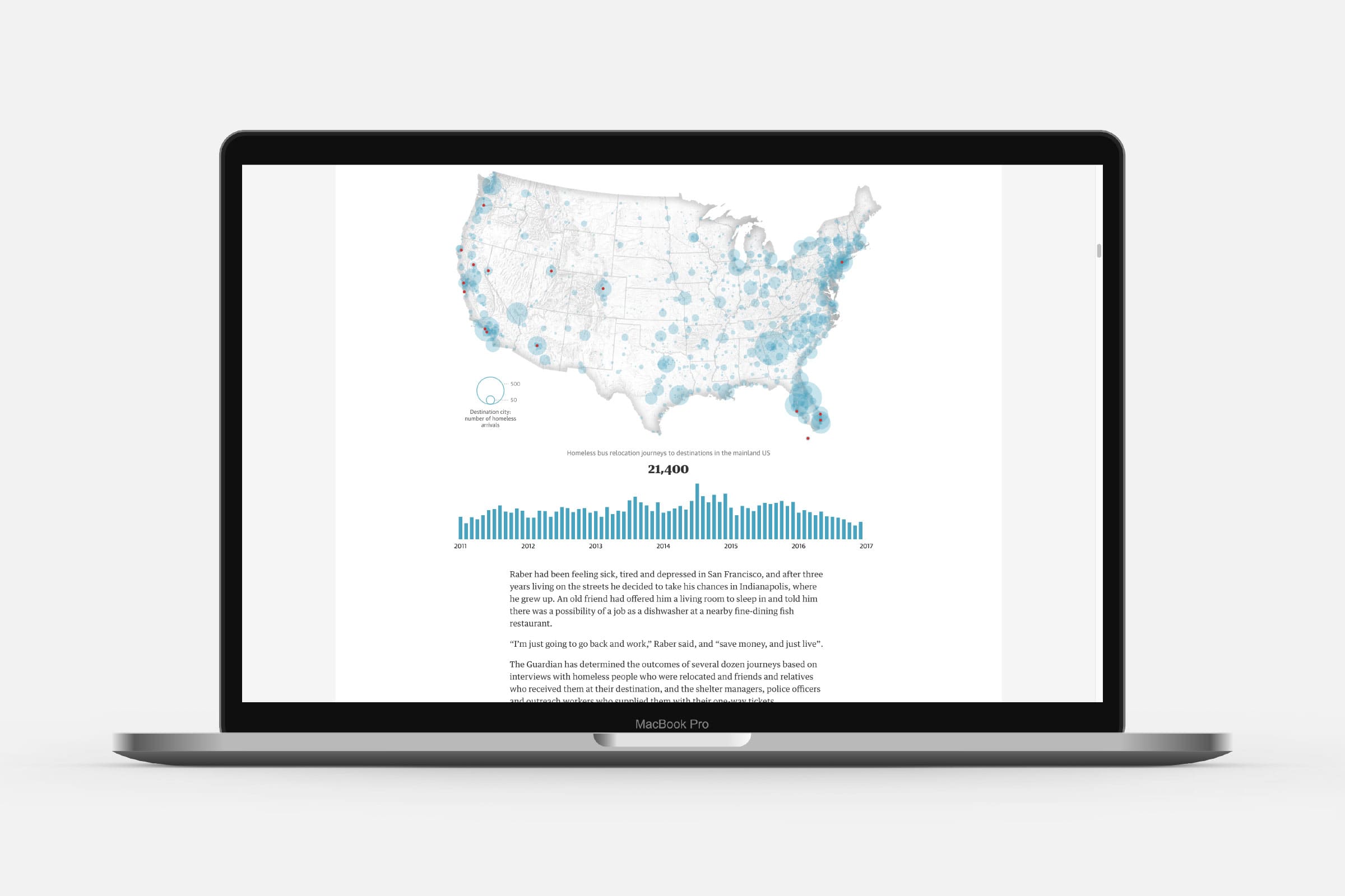 The story starts with a look at the US and all the mainland journeys taking place