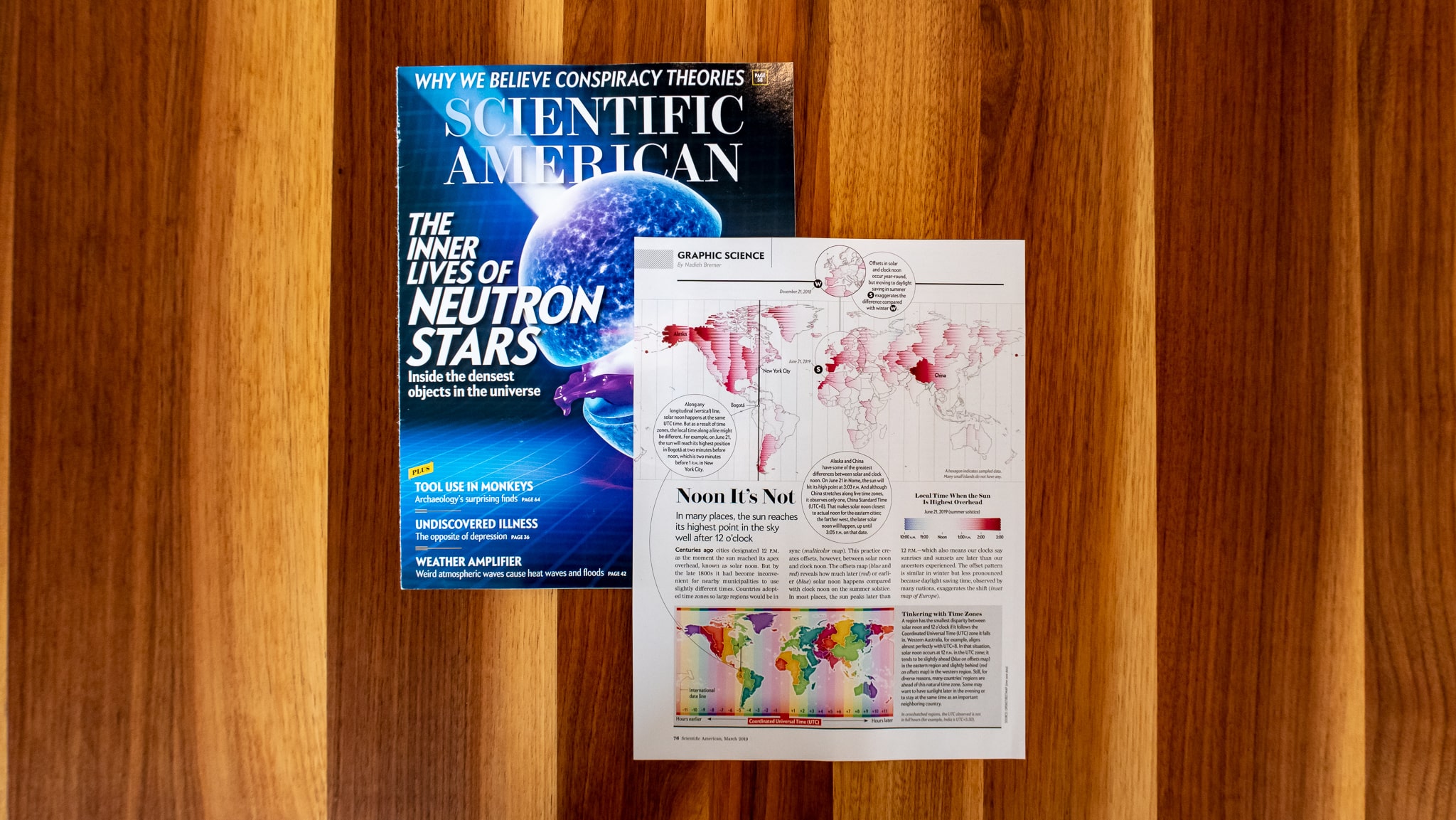 The Graphic Science page together with the rest of the March 2019 Scientific American issue