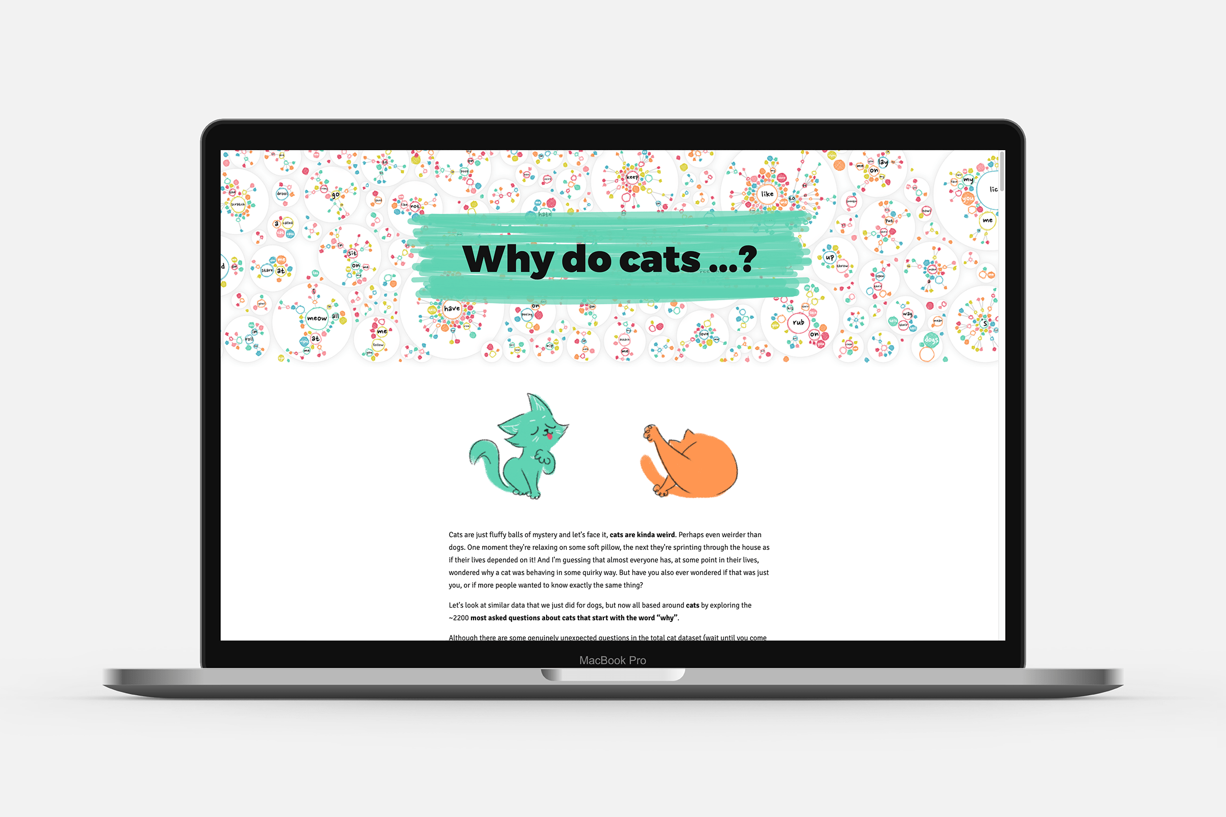 The start of the cat deep dive page