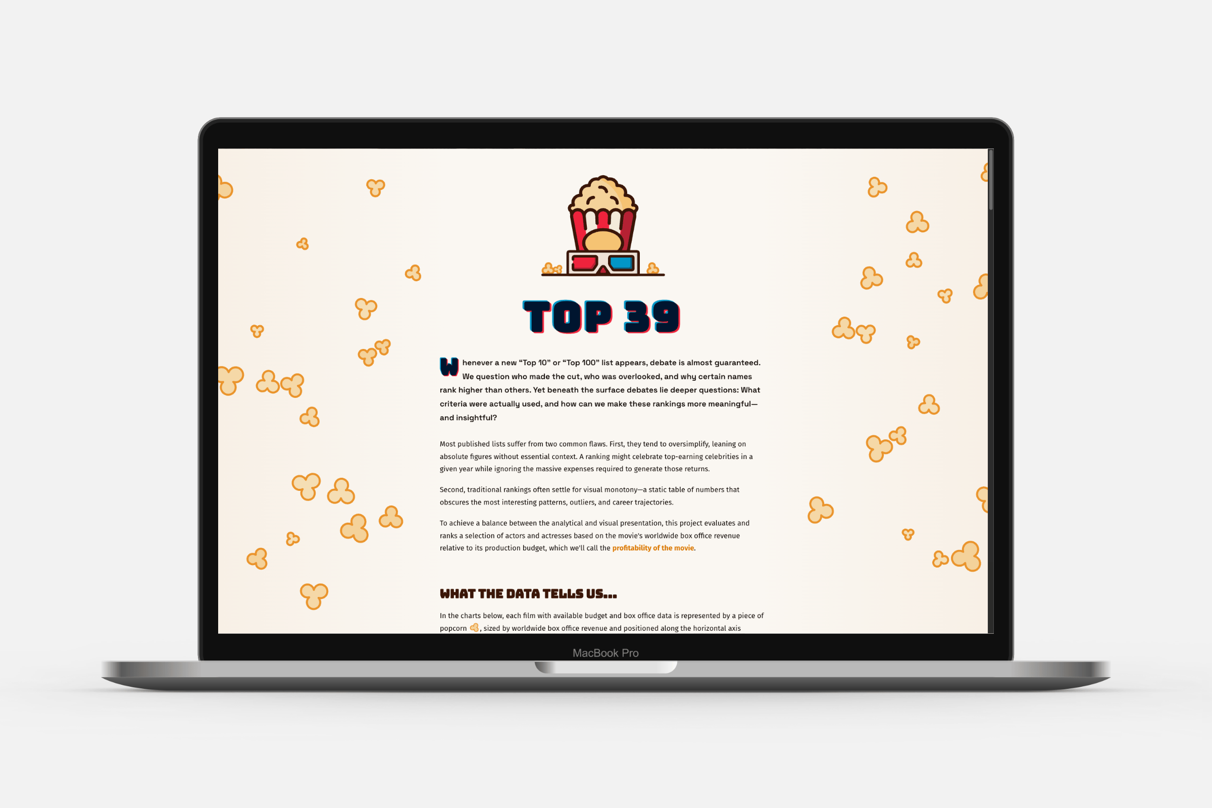 A Macbook showing the top of the article