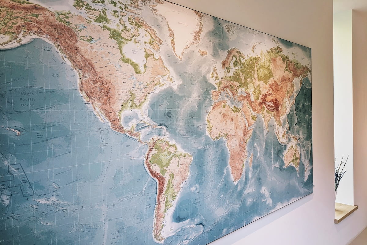 A Giant Map of the World